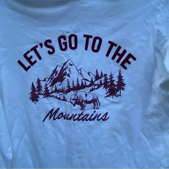 Mango boys Velvet message printed long sleeve t-shirt size 9 - Picture 6 of 10